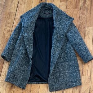 Kenneth Cole Assymetrical Wool Blend Women's Coat